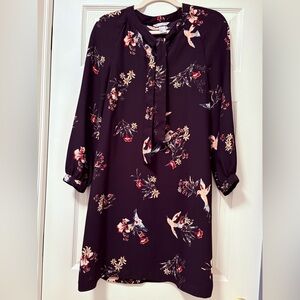 H & M Bird and Floral Print Dress